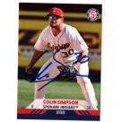 Colin Simpson autograph